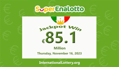 SuperEnalotto Prizes and Odds of Winning.